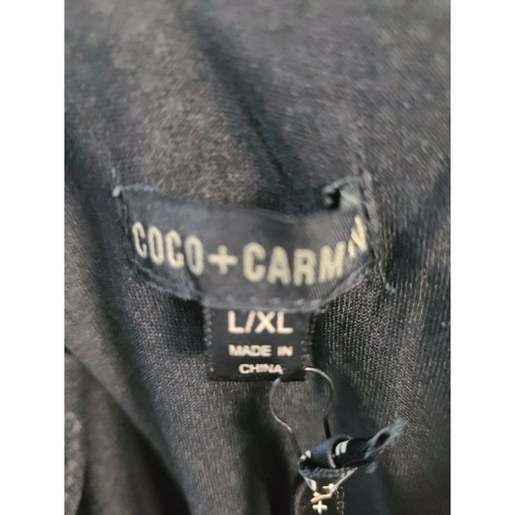 COCO + Carmen Black Tie Hi Low Tunic Size L/XL - Picture 5 of 6